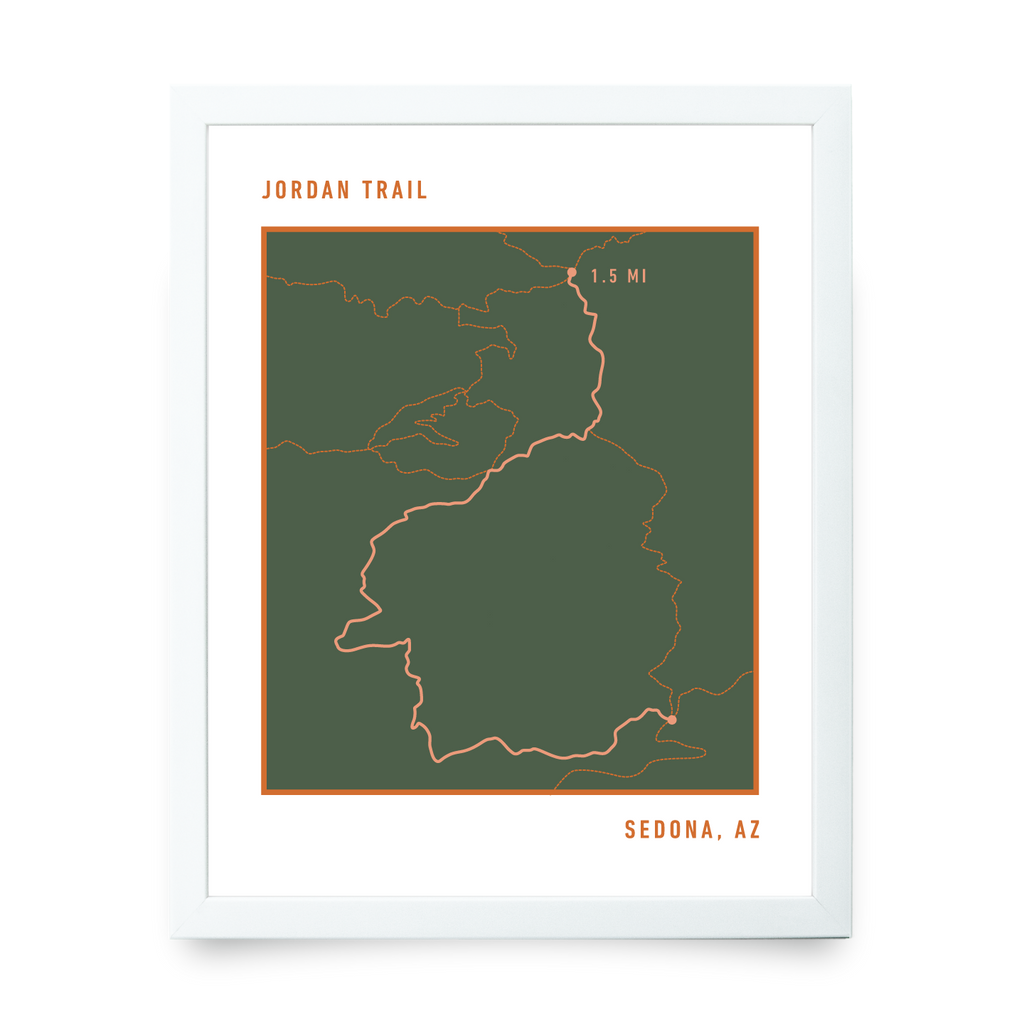 Jordan Trail Map (Green)