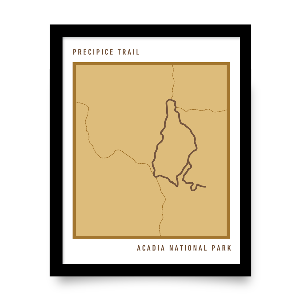Precipice Bold Trail Map (Yellow)