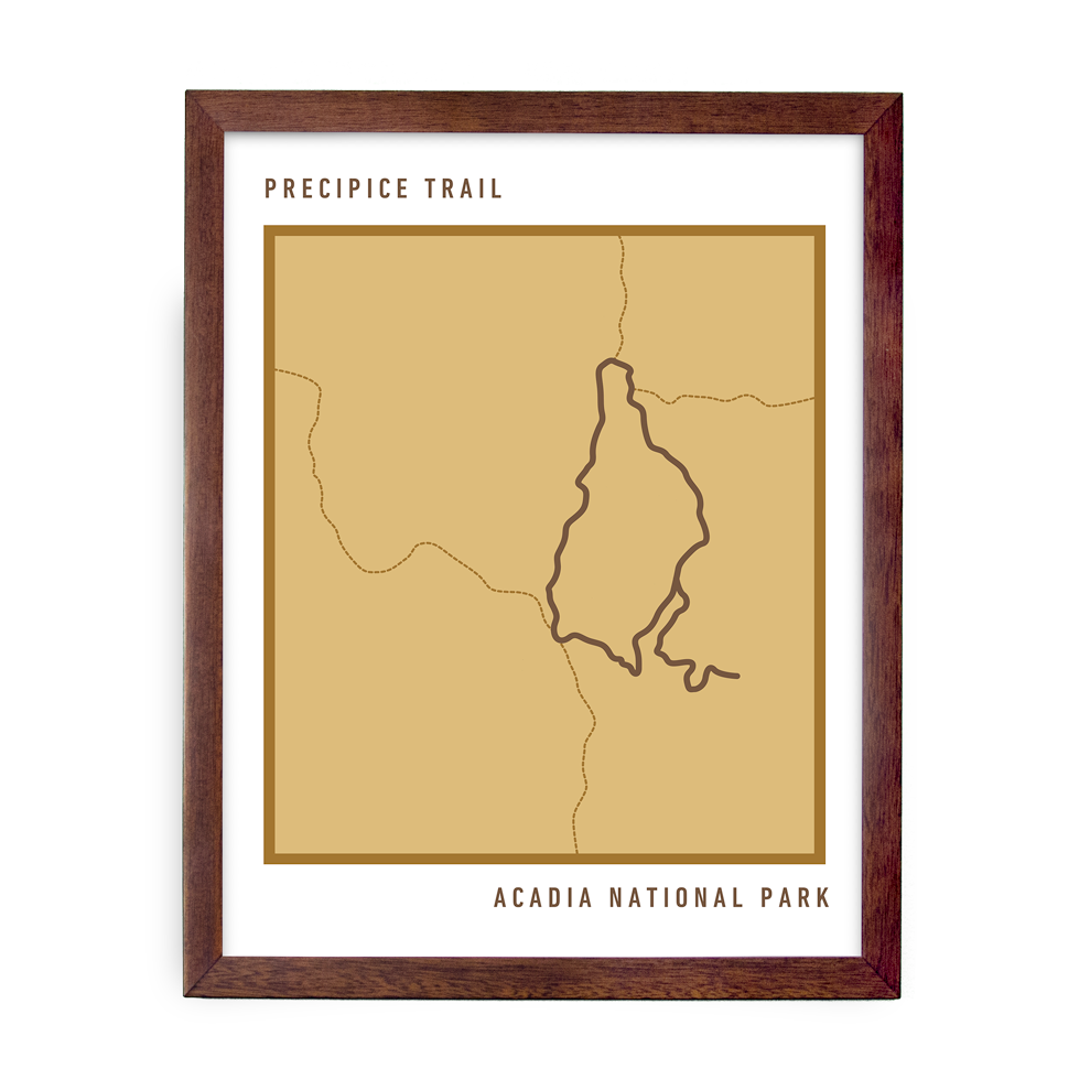 Precipice Bold Trail Map (Yellow)
