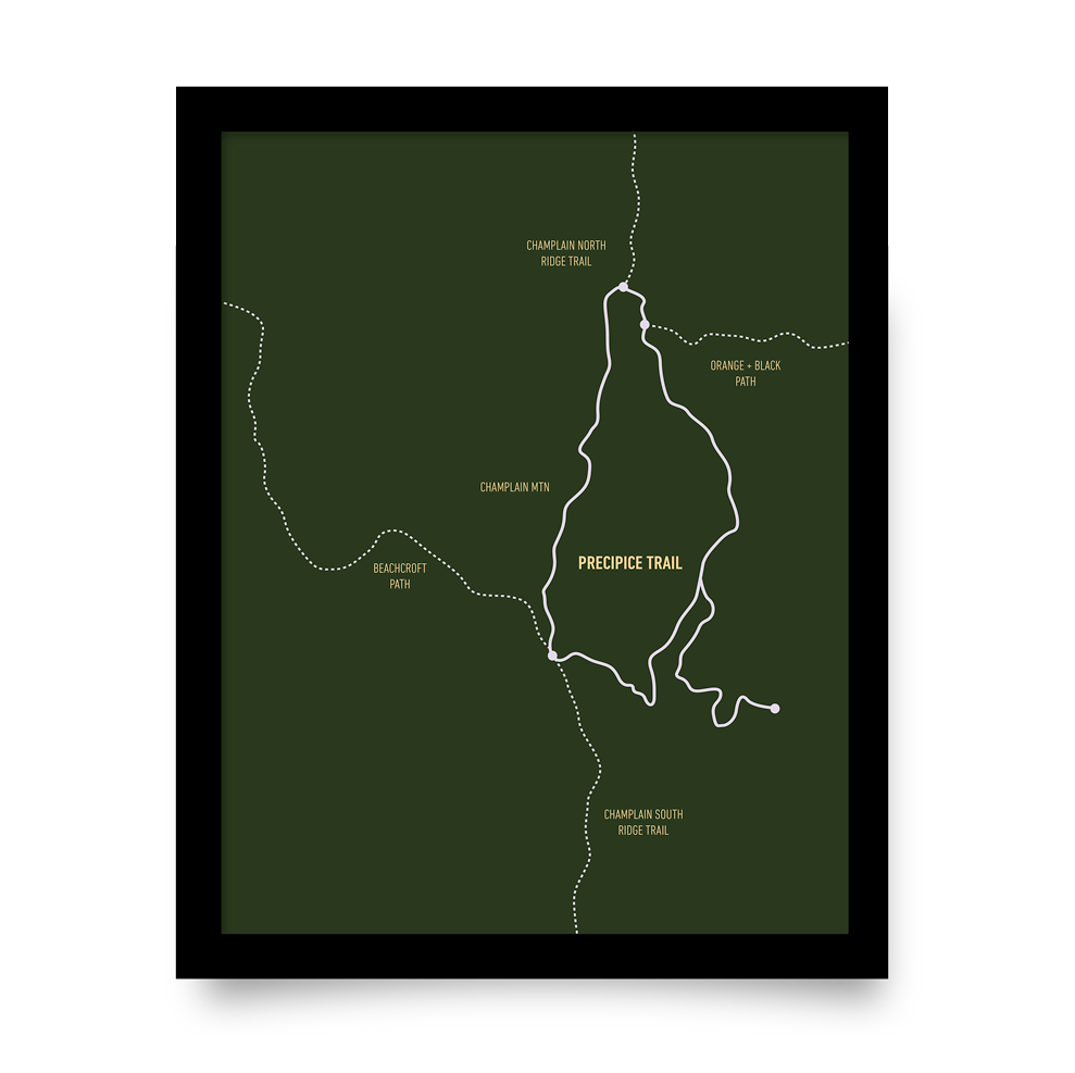 Precipice Trail Map (Green)