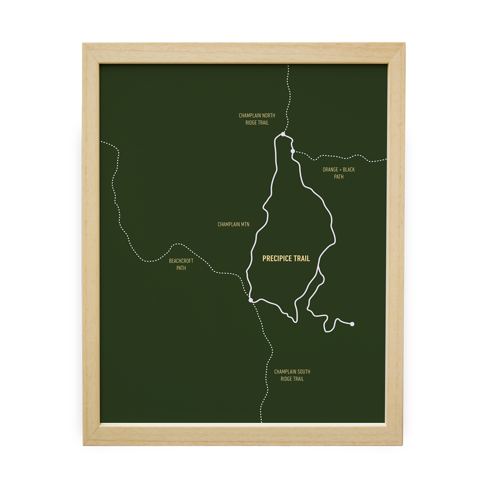 Precipice Trail Map (Green)