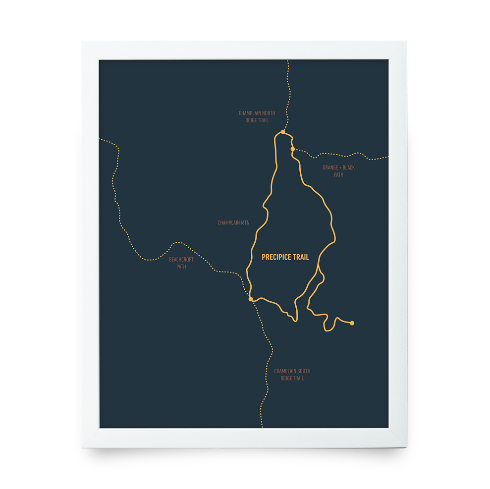 Precipice Trail Map (Navy)