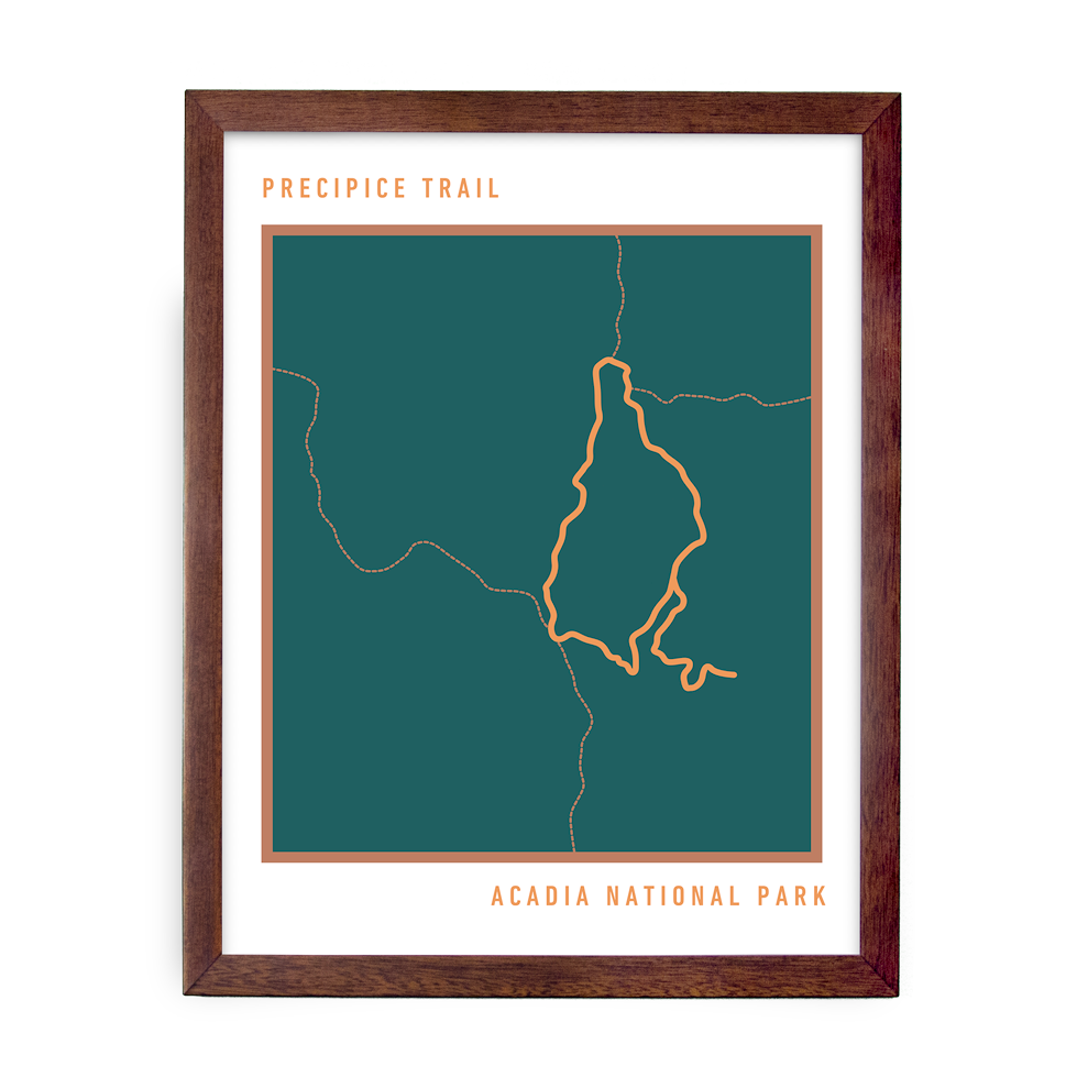 Precipice Bold Trail Map (Teal)