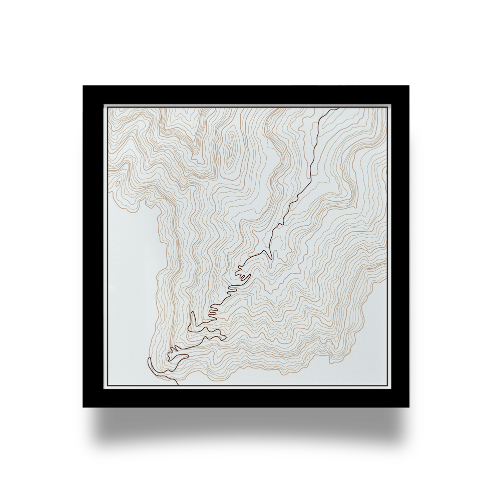 Bright Angel Topo Map (Square)