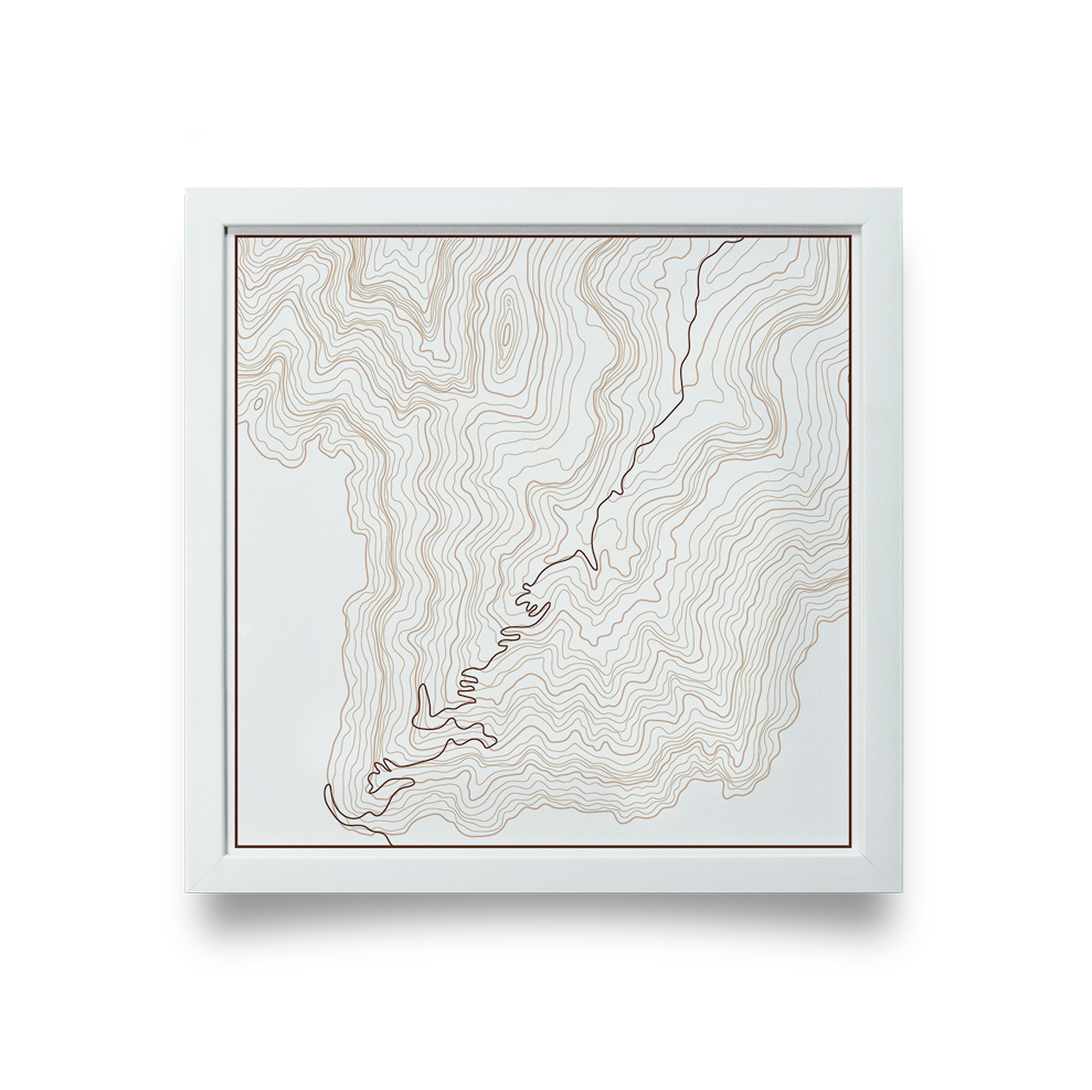 Bright Angel Topo Map (Square)