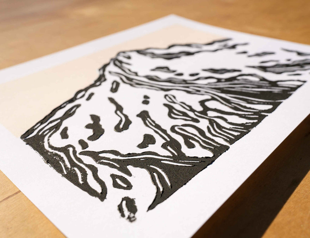 Early Morning Light Block Print