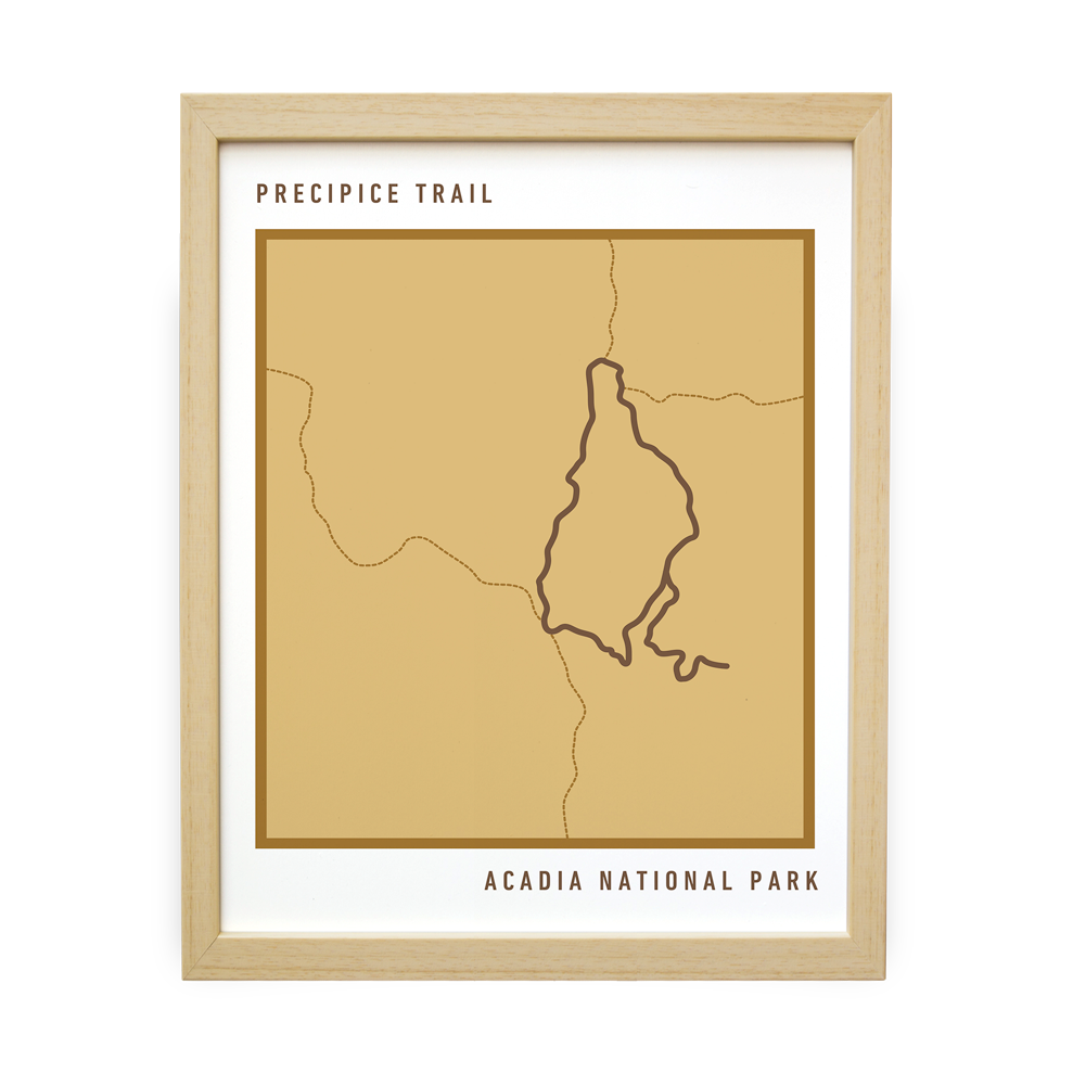 Precipice Bold Trail Map (Yellow)