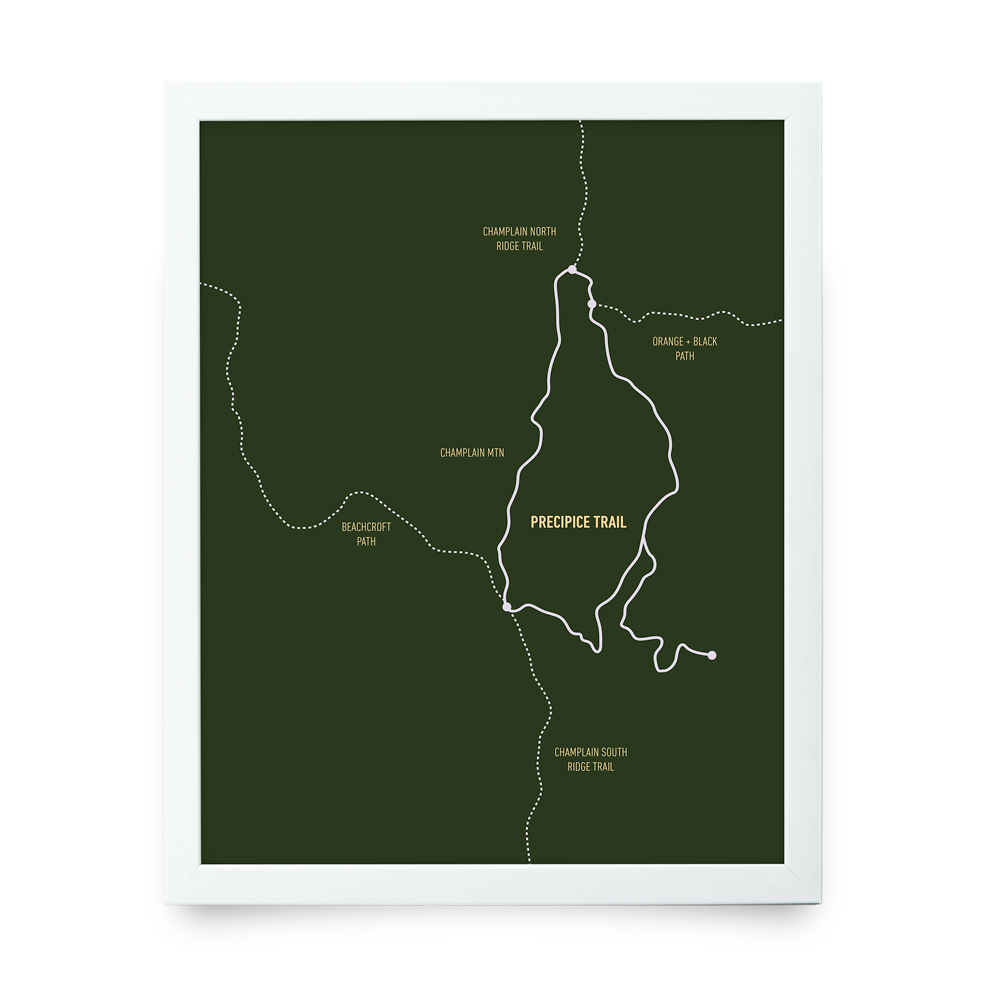 Precipice Trail Map (Green)