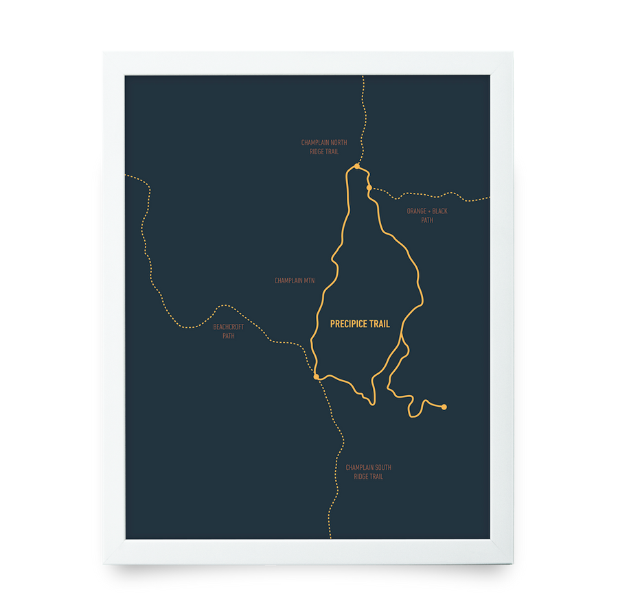 Precipice Trail Map (Navy)