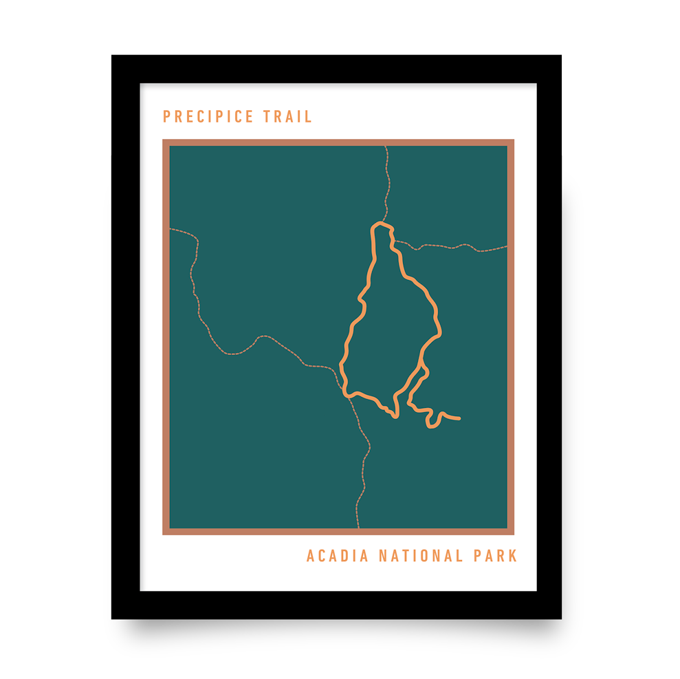 Precipice Bold Trail Map (Teal)