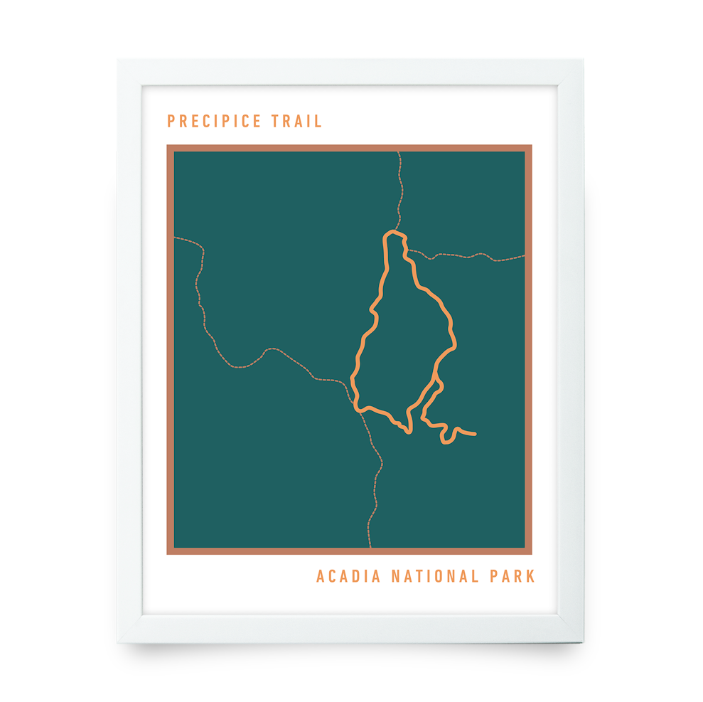 Precipice Bold Trail Map (Teal)